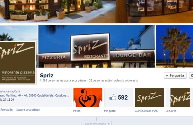 Spriz. Aprovechando Facebook