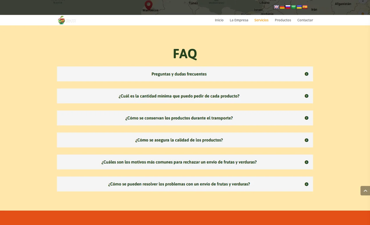 FAQ – SPAUS EXPORT Venta y exportación de frutas y verduras